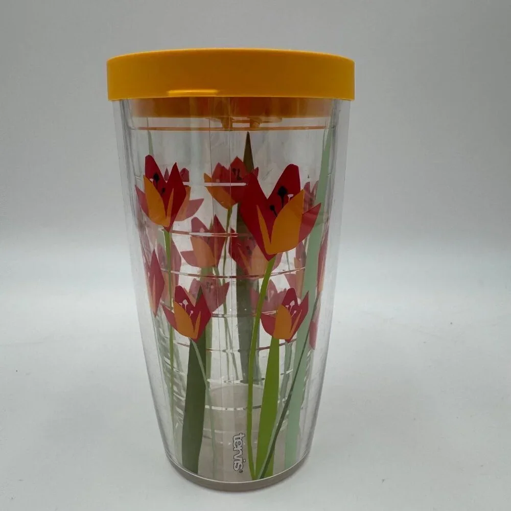 Tervis 16oz Double Walled Insulated Cup Floral Pattern